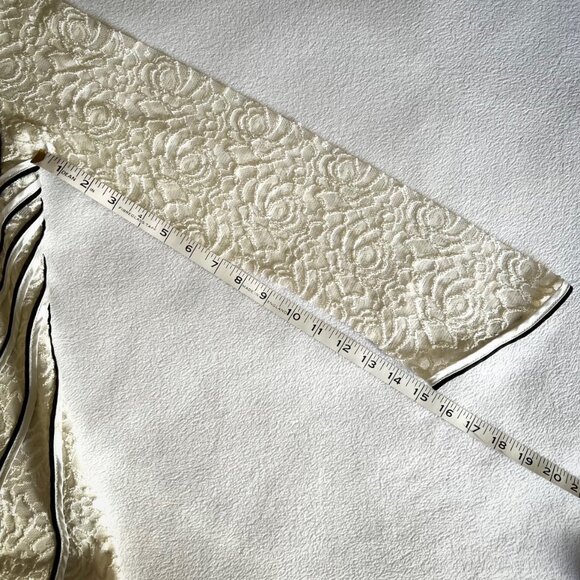 Ravel Vintage Lace Blouse - Medium, Off-White - Picture 8 of 8